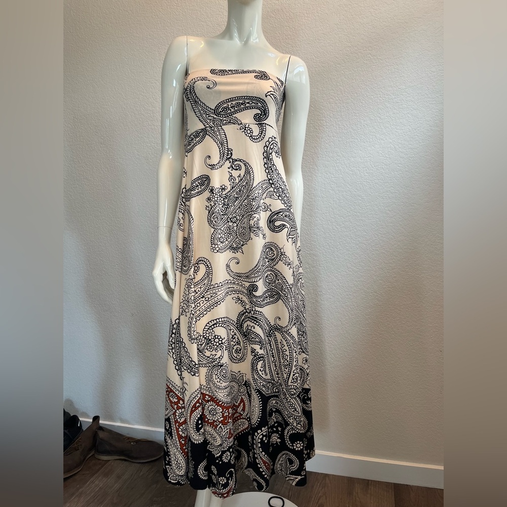 LuLaRoe Cream Strapless Sundress Resort Wear